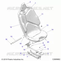 SITZ ASM.- Z24G4E92AL/BL (C2689862)