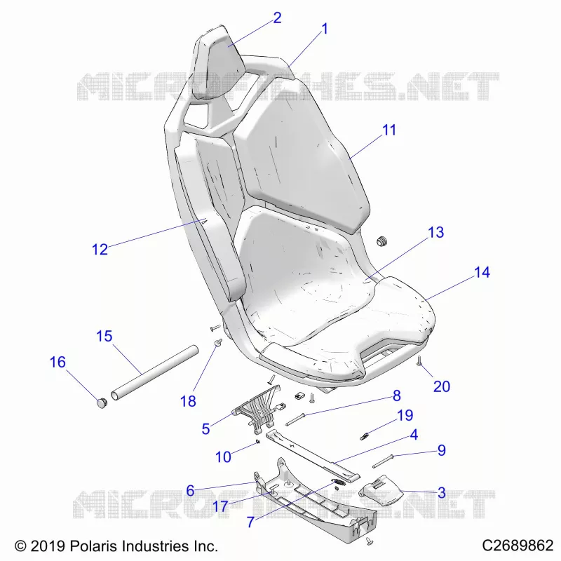 SITZ ASM.- Z24G4E92AL/BL (C2689862)