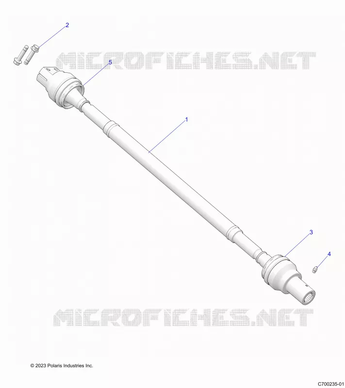ANTRIEB, REAR PROP SHAFT
