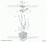 ENGINE, ZYLINDERKOPF, CAMS AND VALVES