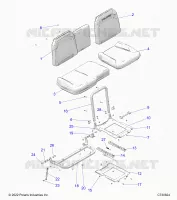 SITZ ASM. AND SLIDER