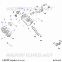 ANTRIEB, CLUTCH COVER AND DUCTING