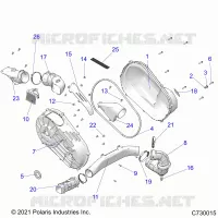 ANTRIEB, CLUTCH COVER AND DUCTING