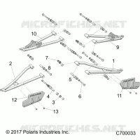 FRONT SUSPENSION CONTROL ARMS