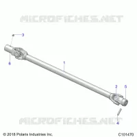 ANTRIEB, PROP SHAFT, FRONT