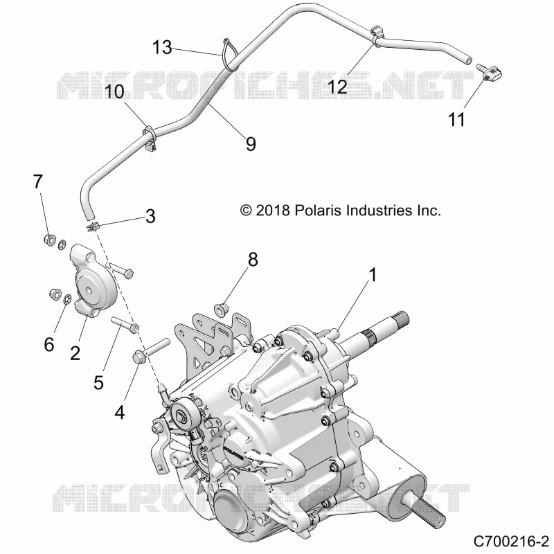 DRIVE TRAIN, MAIN GEARCASE MOUNTING
