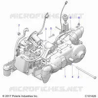 ENGINE, ENGINE AND ÃŒBERTRAGUNG MOUNTING