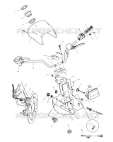 LENKER   SCHEINWERFER POD