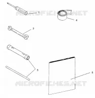TOOL KIT LITE 0963433, EURO LITE E963433 AND LITE DELUXE 0963431 (4931663166C003)