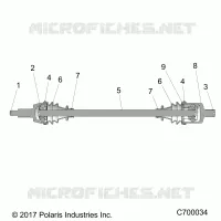 ANTRIEB, FRONT HALF SHAFT