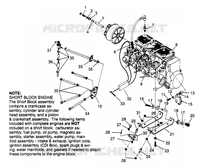 MOTORAUFHÄNGUNG XLT 0970756, XLT SKS 0970556, and XLT RMK 0970956 (4937693769C008)