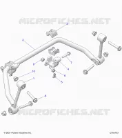 SUSPENSION, FRONT, STABILISATORSTANGE