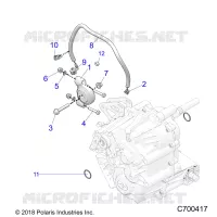 DRIVE TRAIN, MAIN GEARCASE MOUNTING