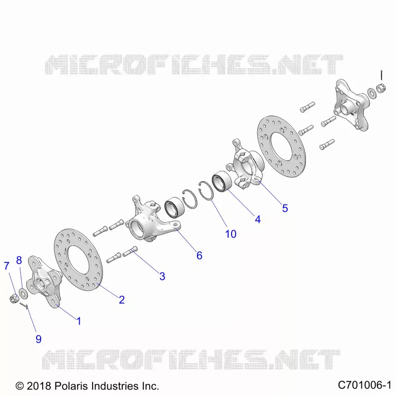 FRONT SUSPENSION CARRIER AND HUB