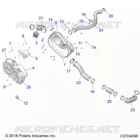 ANTRIEB, CLUTCH COVER AND DUCTING