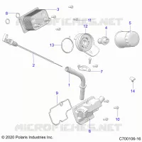 ENGINE, DIPSTICK &amp; OIL FILTER