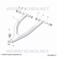 FRONT SUSPENSION CONTROL ARMS UPPER