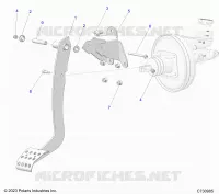 BREMSES, FOOT PEDAL