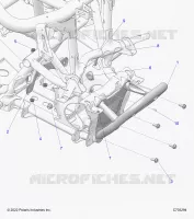 CHASSIS, FRONT GEARCASE AND BUMPER VORNE