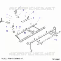 CHASSIS, MAIN RAHMEN MOUNTS