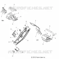CHASSIS, CLUTCH GUARD AND FUßSTÜTZES