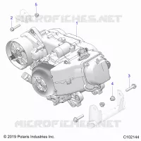 MOTOR, MOTOR AND TRANSMSSION MOUNTING