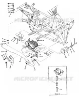 Motorbehälterungen   Auspuff Trail Boss / W928527 (4922892289005A)