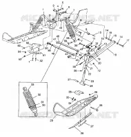 FRONT SUSPENSION AND SKI XLT CLASSIC 0983857 (4942264226A013)