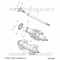 DRIVE TRAIN, JACKSHAFT AND ANTRIEBSWELLE