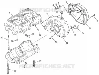 CRANKCASE HURRICANE B964466 AND INTL. HURRICANE I964466 (4935733573B014)