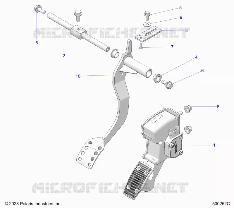 KONTROLLEN, FOOT KONTROLLEN AUTO- T24AASHD/THD (500252C)