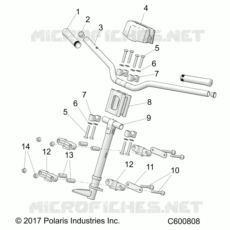 UPPER LENKEN & HANDLEBAR ASM.