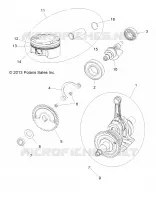 MOTOR, KURBELWELLE, KOLBEN AND BALANCE SHAFT