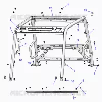 CHASSIS, CAB RAHMEN