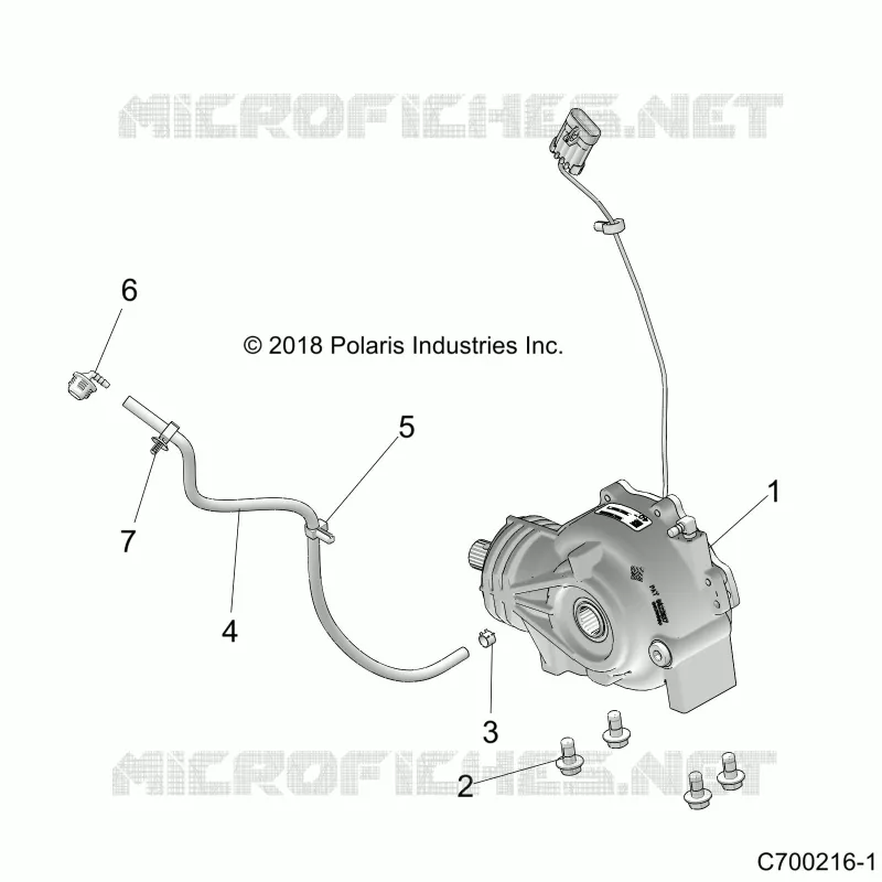 ANTRIEB, FRONT GEARCASE MOUNTING