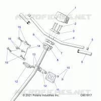 LENKUNG, H-BAR, LENKUNG POST, GRIPS