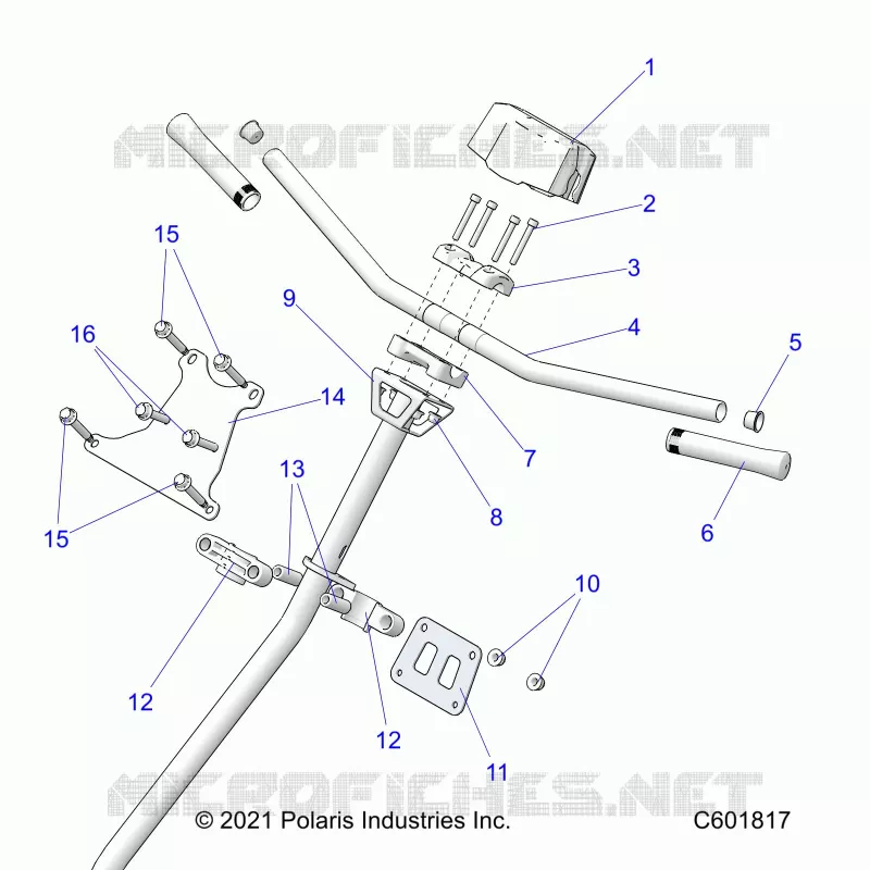 LENKUNG, H-BAR, LENKUNG POST, GRIPS
