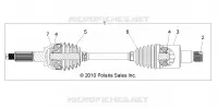 ANTRIEB, REAR HALF SHAFT