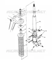 Verstrebung  2X4 300 W957530 (4930053005B002)
