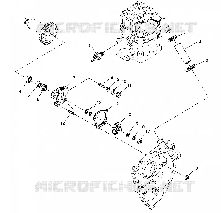 WASSERPUMPE 6x6 400L W948740 (4926802680D008)
