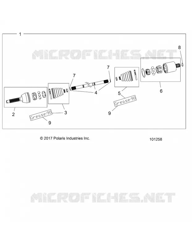 DRIVE TRAIN, GETRIEBE VORNE SHAFT