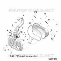 ANTRIEB, CLUTCH COVER AND DUCTING
