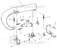 ABGASSYSTEM 440 XCR 0941760 (4925182518026A)