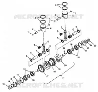 KURBELWELLE   KOLBEN SLT 700 B974572 (4941124112C003)