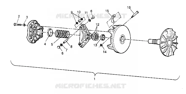 Antriebskupplung ASSEMBLY 2x4 300 W947530 (4926742674B010)