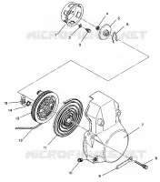 RÜCKZUG ANLASSER ASSEMBLY WIDETRAK LX 0942064 (49250425040038)