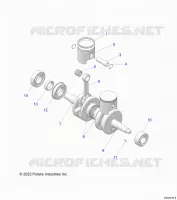 ENGINE, PISTON AND KURBELWELLE
