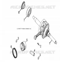 MOTOR, KURBELWELLE AND KOLBEN
