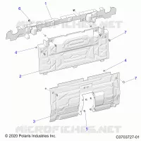 KAROSSERIE HINTEN CLOSEOFF, CENTER PANELS