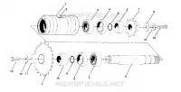 CENTER TIGHTENER ASSEMBLY P/N 1380023 250 4X4 / W928127 (4922872287B001)
